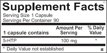 5-HTP | Promotes a Balanced Mood - 100 mg - 90 Capsules