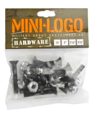 7/8" Phillips Bolts (8 Pack) in Black