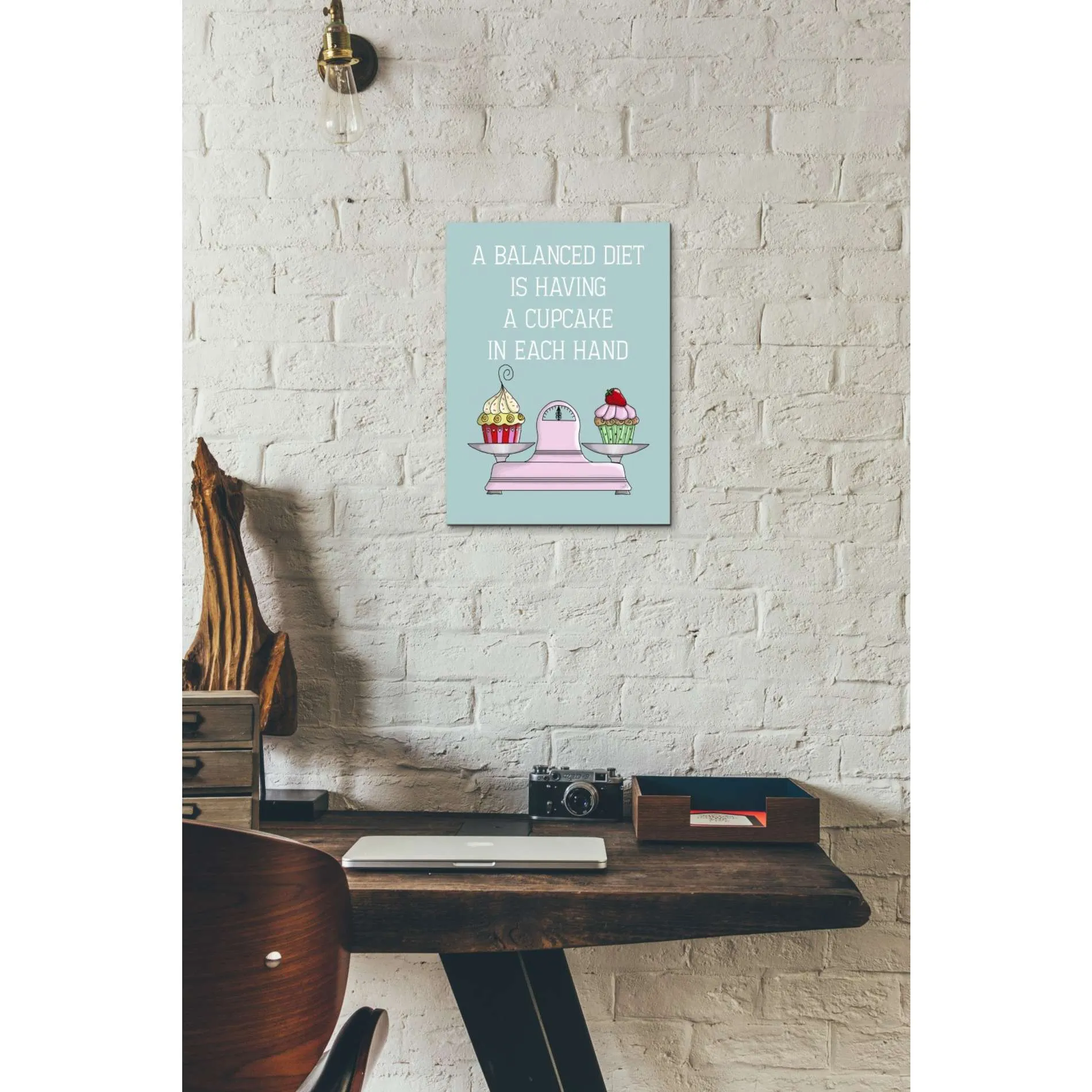 'A Balanced Diet,' by Fab Funky, Giclee Canvas Wall Art
