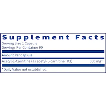 Acetyl-L-Carnitine 500 mg