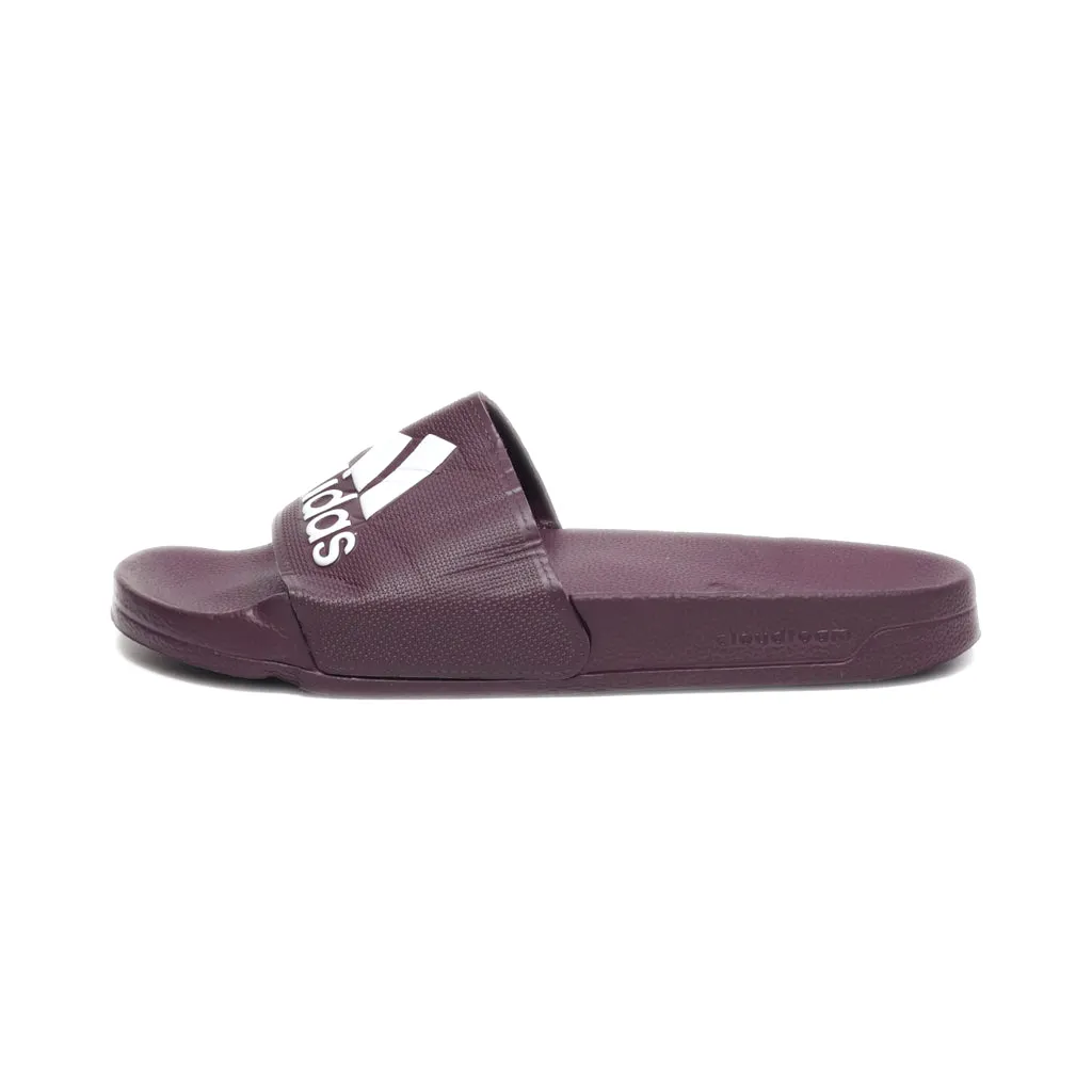 Adidas Adilette Sliders Rubber Maroon Colour For Women