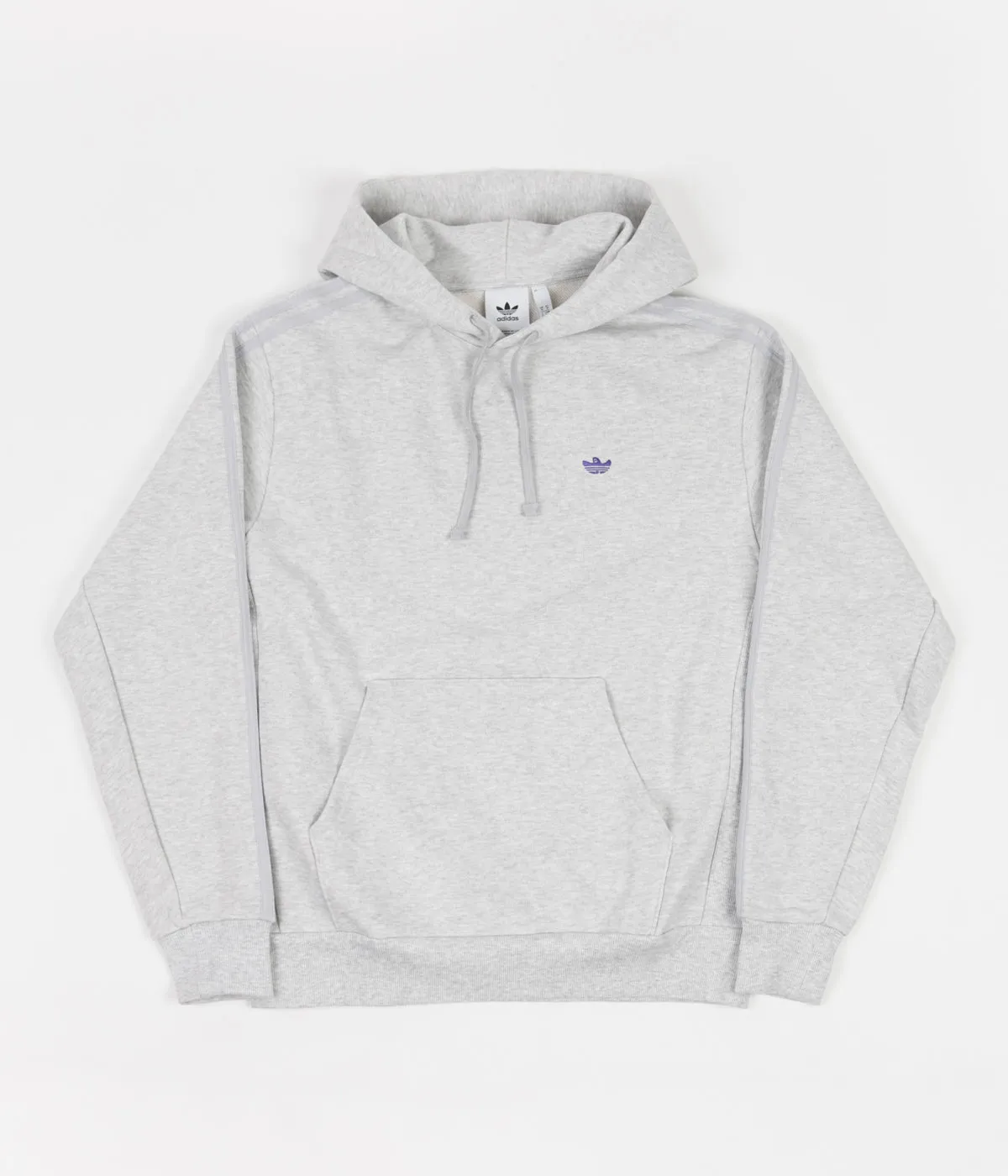 Adidas Shmoo Hoodie - Light Grey Heather / Purple
