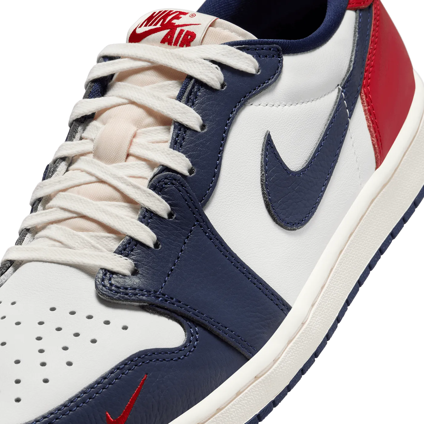 Air Jordan 1 Low OG 'Gym Red & Midnight Navy'