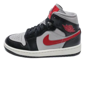 Air Jordan 1 Mid 'Black/Gym Red/College Grey'