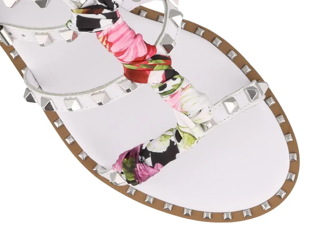 Ash Pax Studded Wrap Detail Sandals