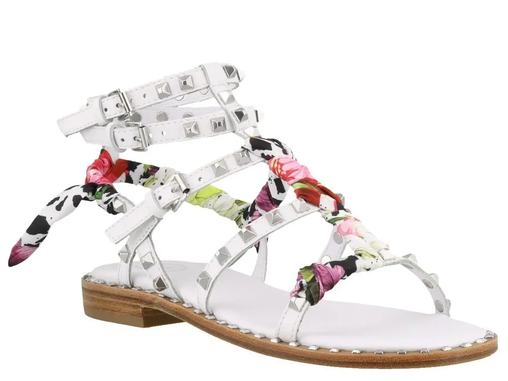Ash Pax Studded Wrap Detail Sandals