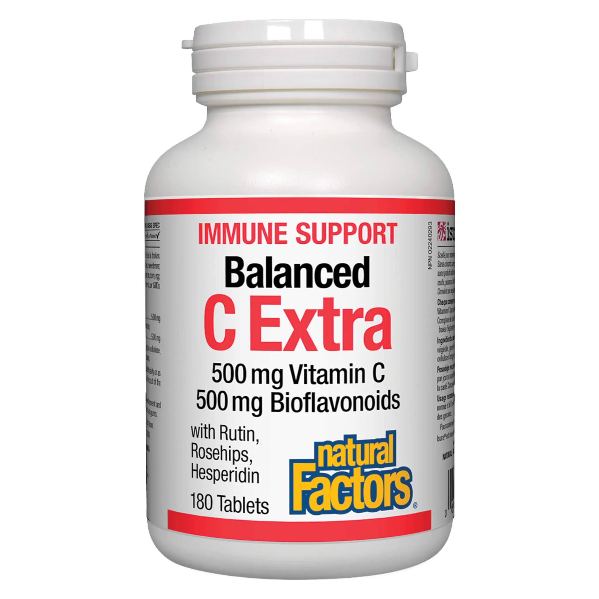 Balanced C Extra 500mg w/500mg Bioflavonoids