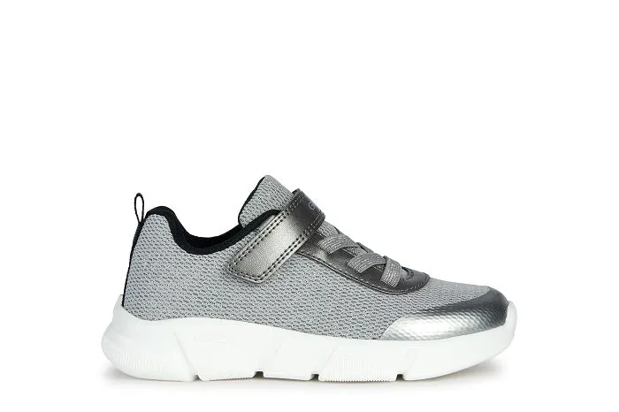 Big Girl Geox Aril in Silver/Black