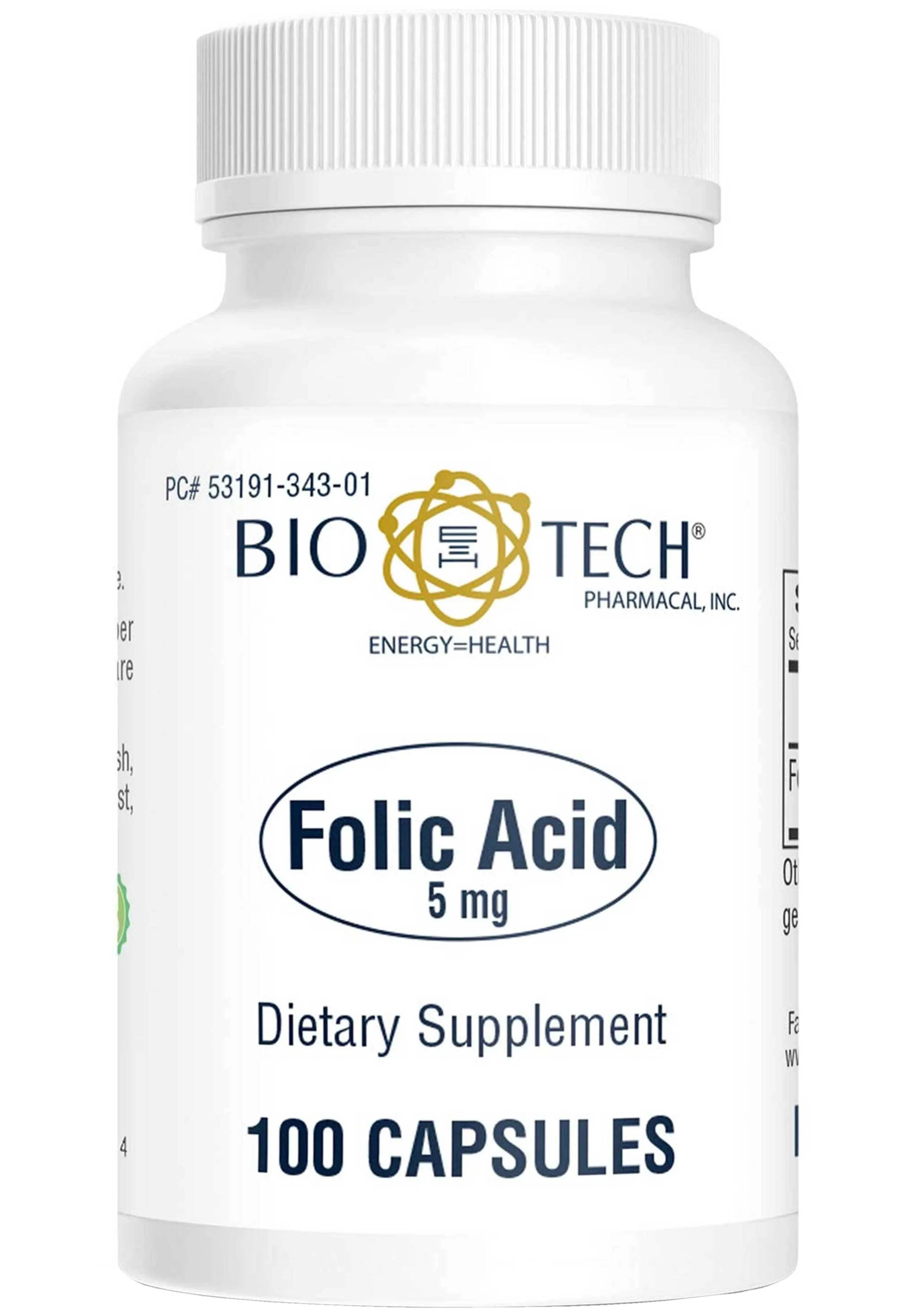 Bio-Tech Pharmacal Folic Acid (5 mg)