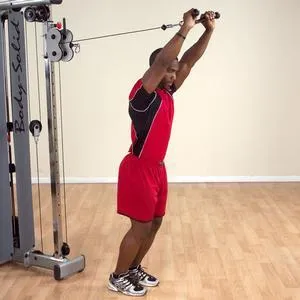 Body Solid Balanced V Bar with Rubber Grip