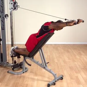 Body Solid Balanced V Bar with Rubber Grip