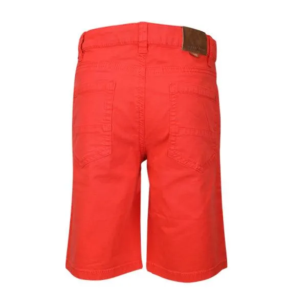 BOYS RED TWILL SHORTS