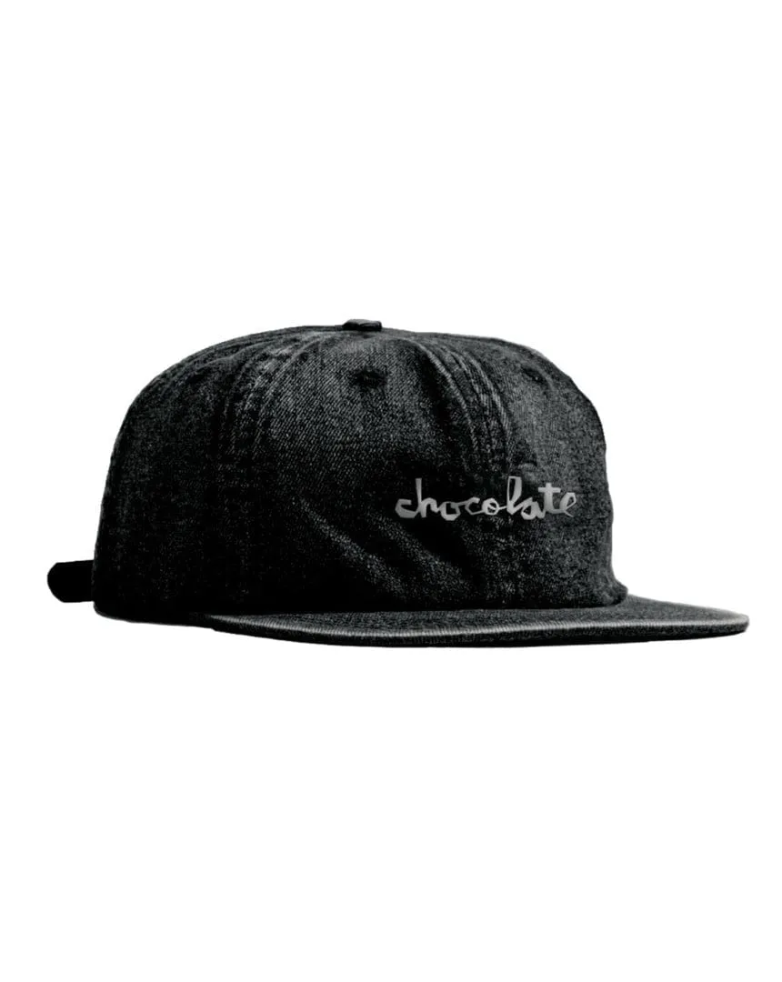 Chocolate Embroidered Chunk Strapback Hat