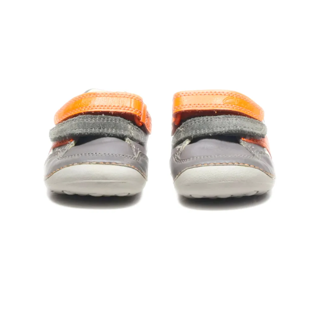 Clarks Walkers Leather Grey Colour For Kids