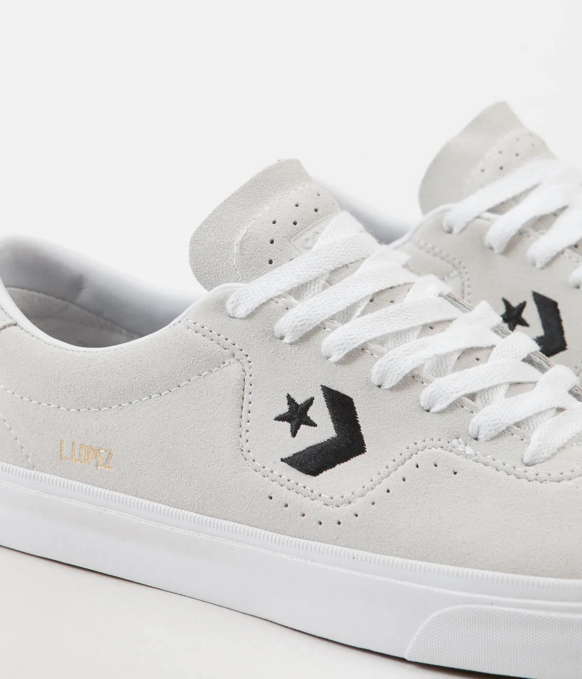 Converse Louie Lopez Pro Ox Shoes - White / White / Black