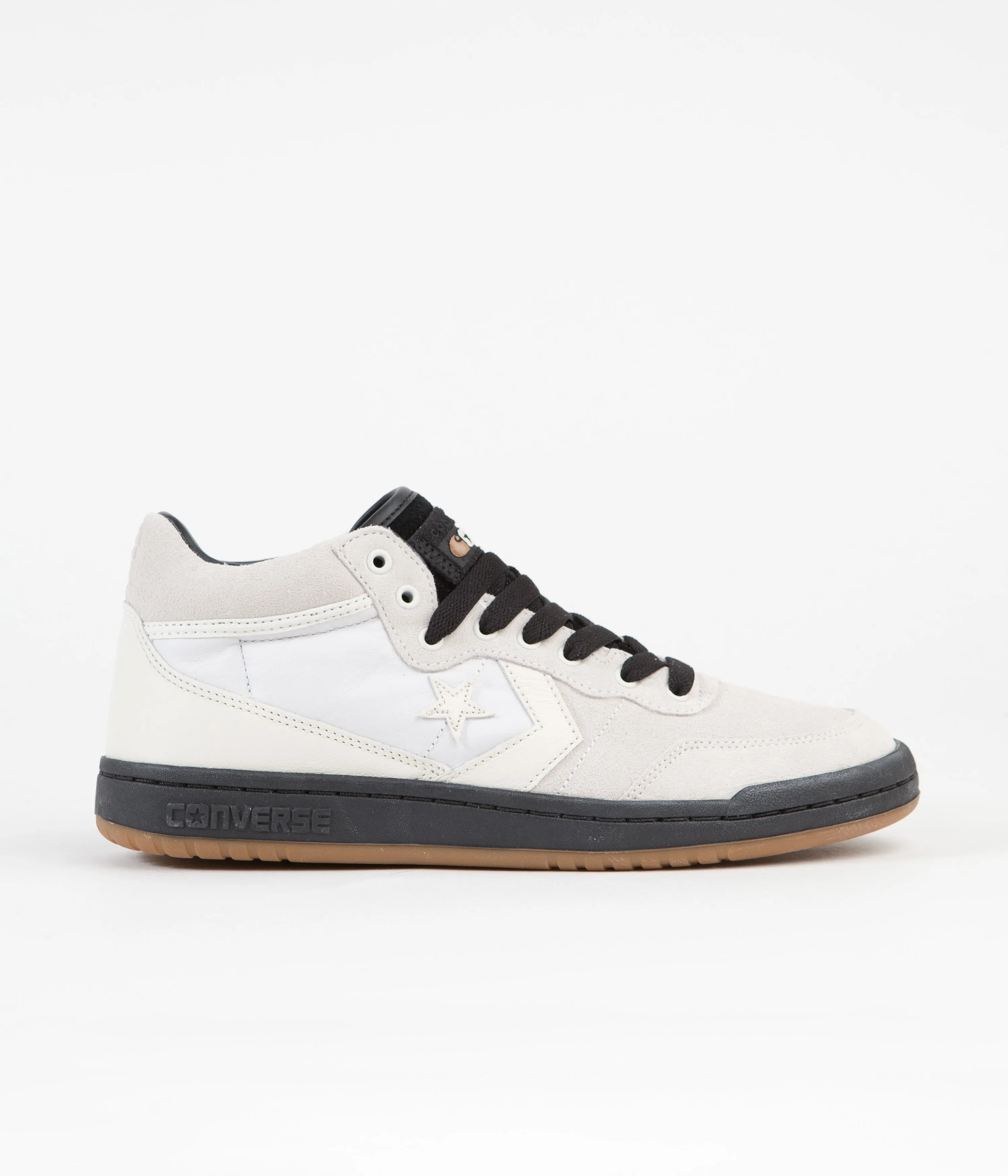 Converse x Carhartt Fast Break Mid Shoes - White / Black / Gum Honey