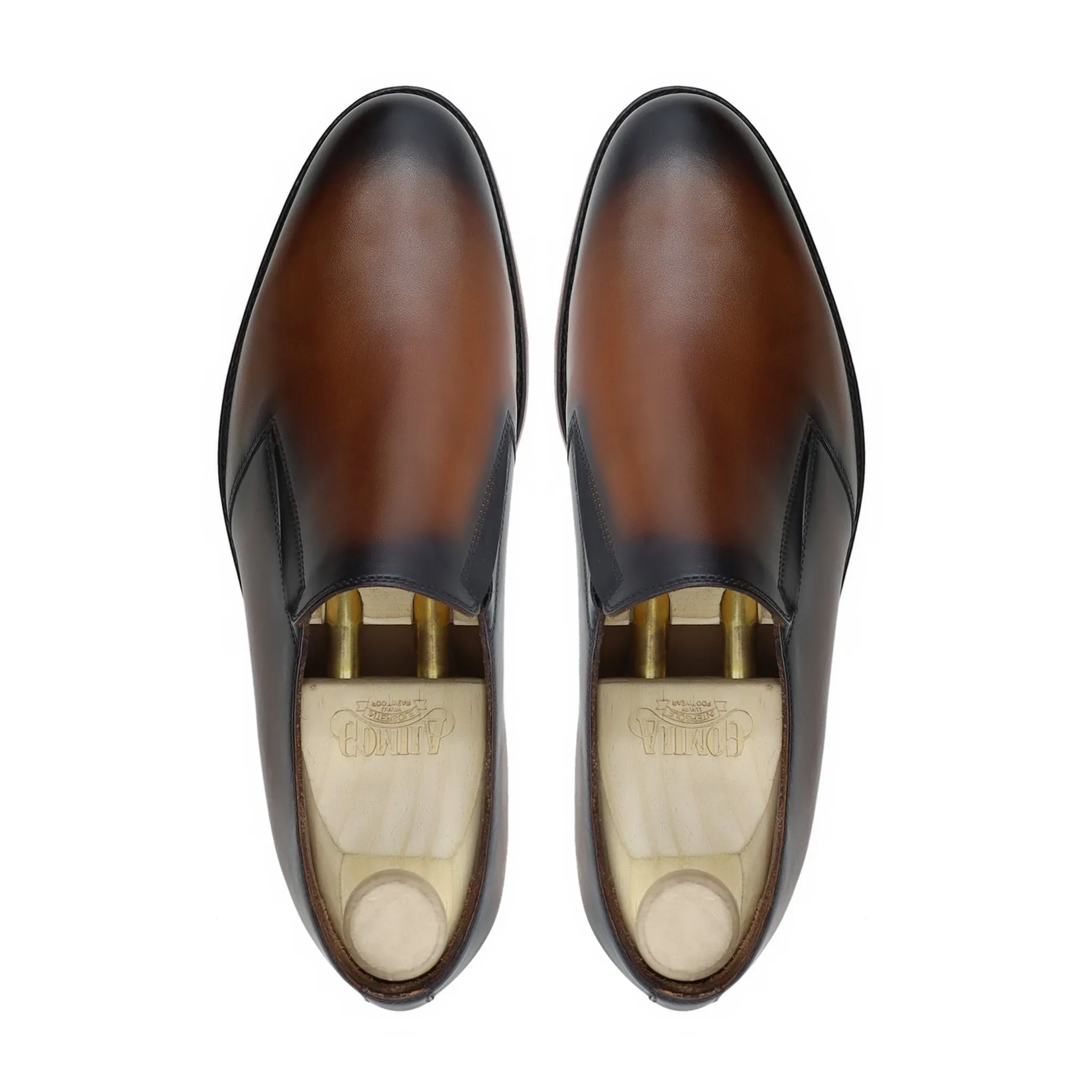 Cypraea - Men's Burnished Brown Calf Leather