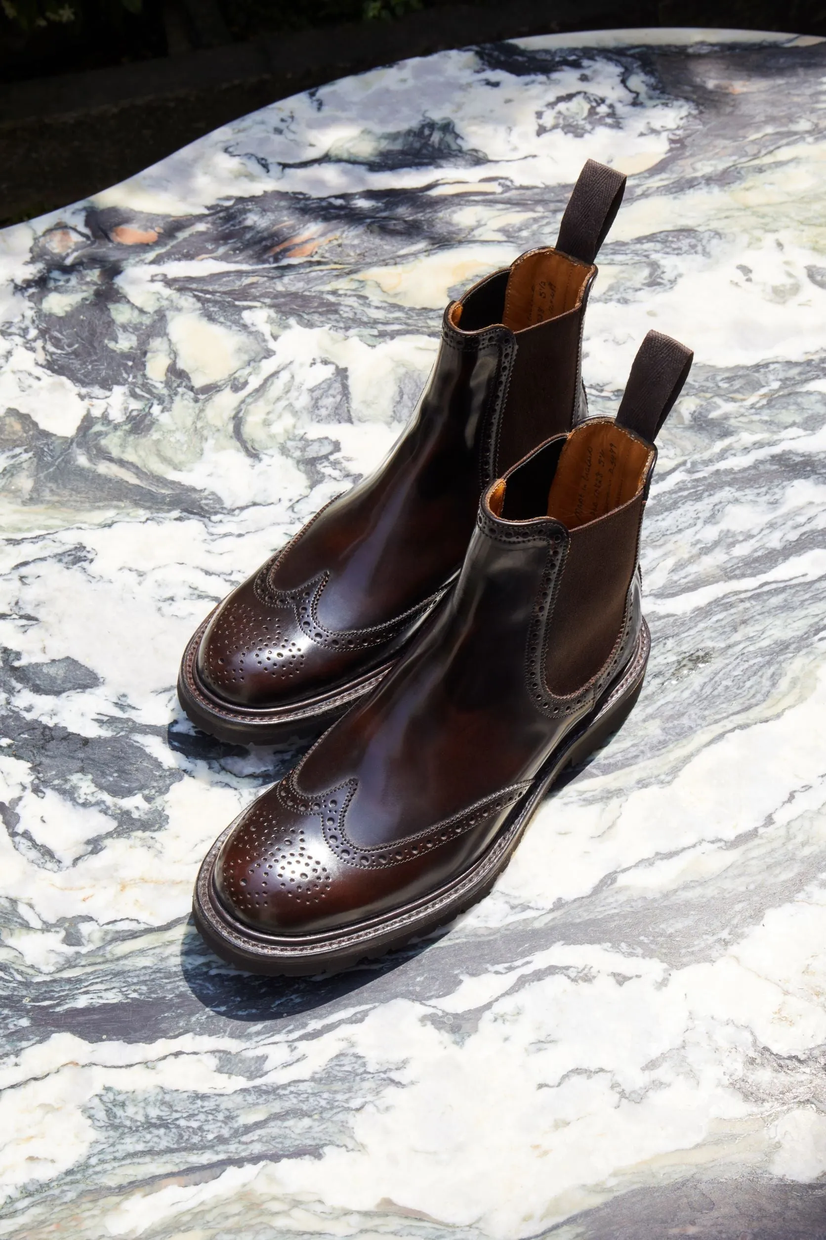 Dark chocolate Miranda Chelsea boots
