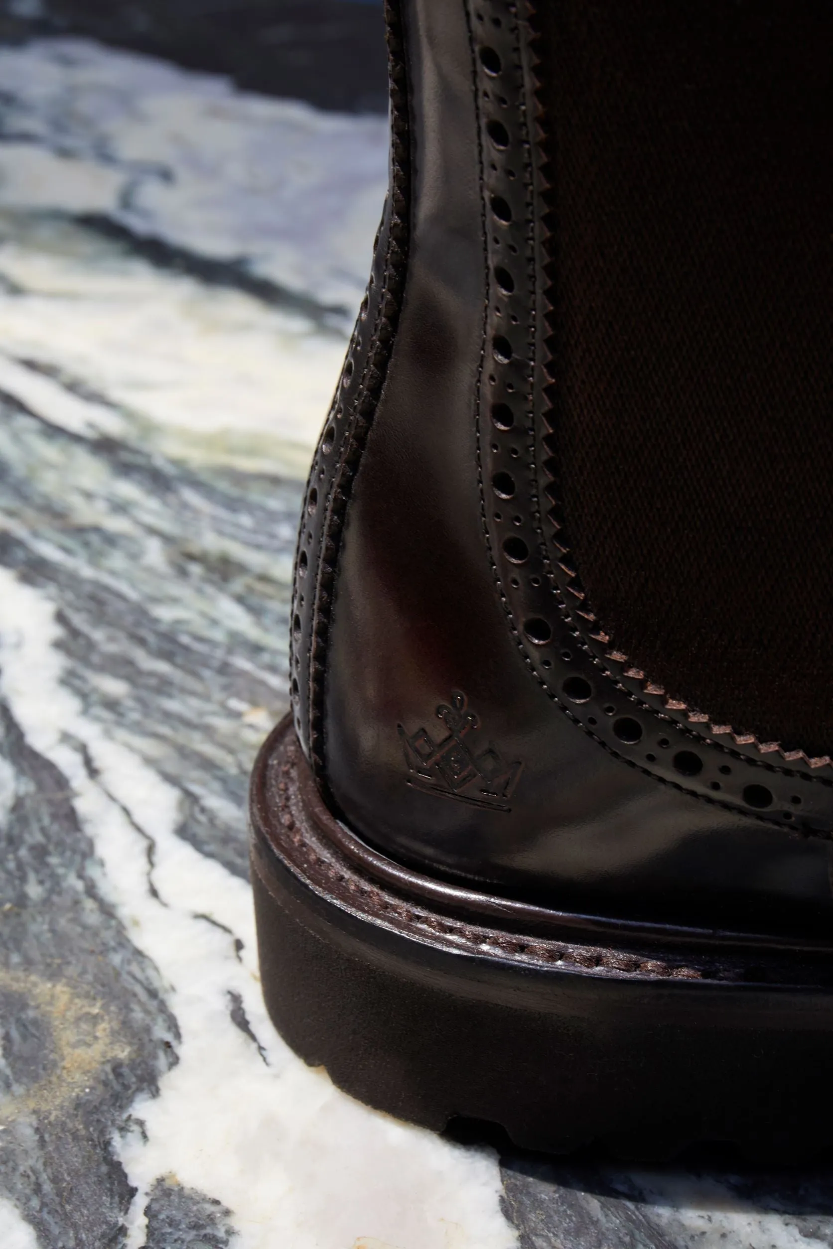 Dark chocolate Miranda Chelsea boots