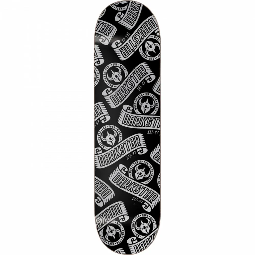 Darkstar Arc 8.25" Silver Skateboard Deck