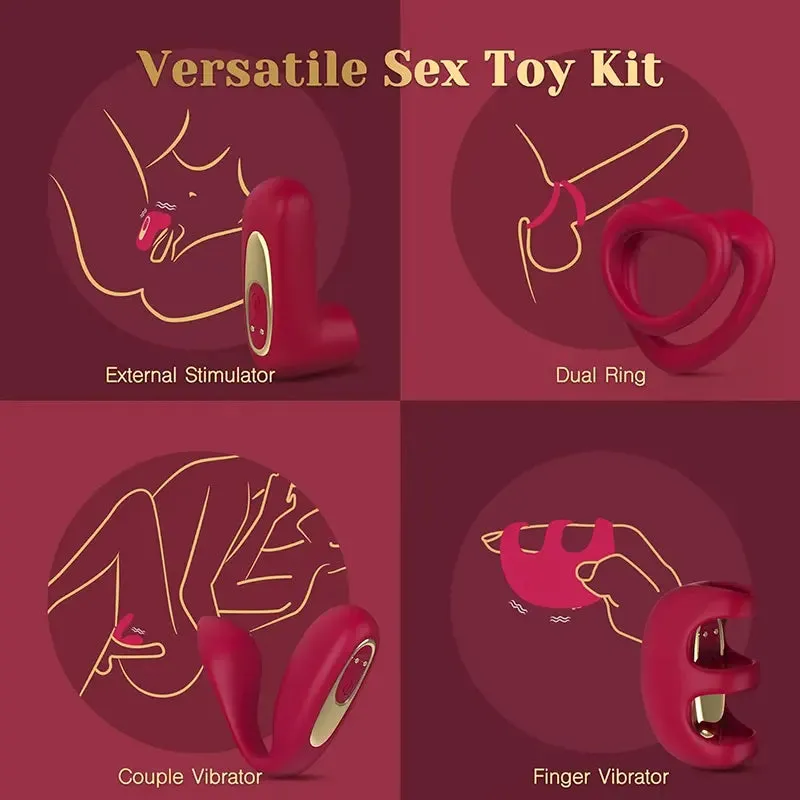 Desire Wave Versatile Couples Vibrator Kit