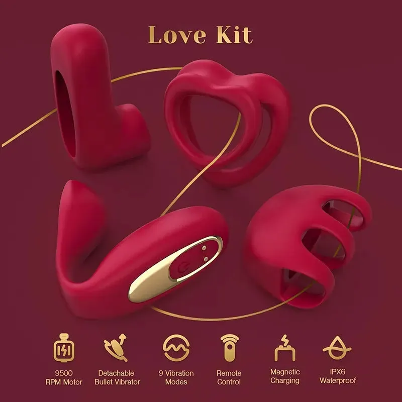 Desire Wave Versatile Couples Vibrator Kit