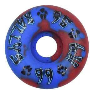 DogTown K-9 Rallys Wheels - 56mm x 99a - Red / Blue Swirl