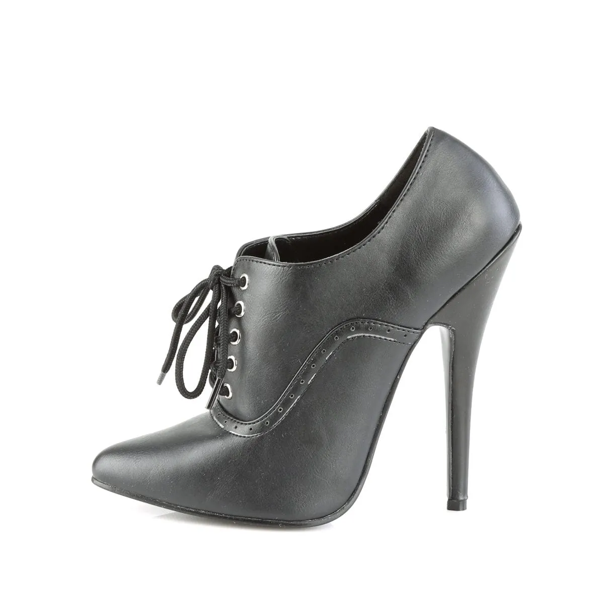 DOMINA-460 Black Faux Leather