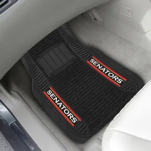 Fanmats Ottawa Senators 2 Piece Deluxe Car Mat Set
