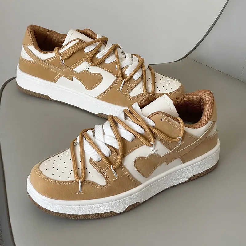 FashionKova - Retro Casual Love Sneakers