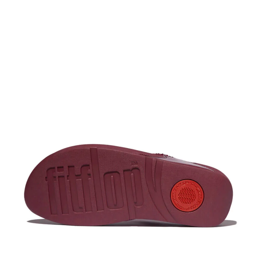FitFlop Lulu Crystal Mix Sandals - Luxe Plum