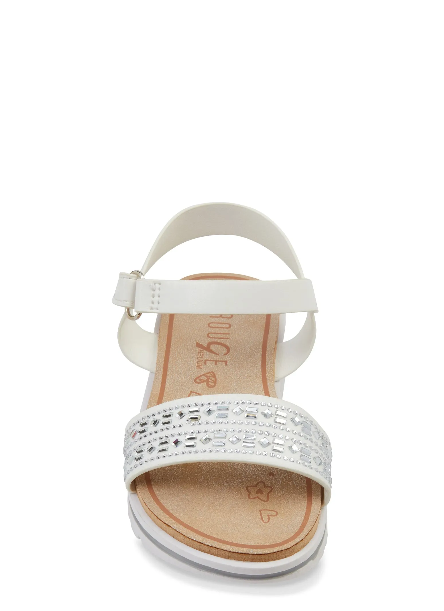 Girls Rhinestone Sandals