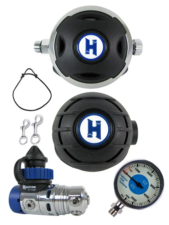 Halcyon Regulator Set: H75P (DIN Only) / Halo / Aura Occy & FREE Termo Gauge