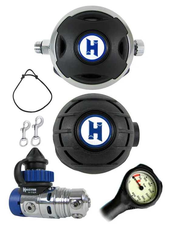 Halcyon Regulator Set: H75P (DIN Only) / Halo / Aura Occy & FREE Termo Gauge