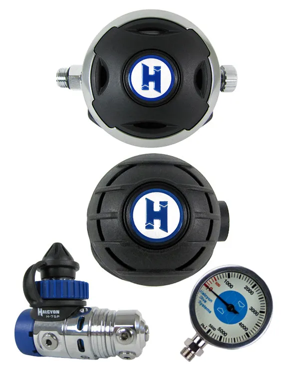 Halcyon Regulator Set: H75P (DIN Only) / Halo / Aura Occy & FREE Termo Gauge