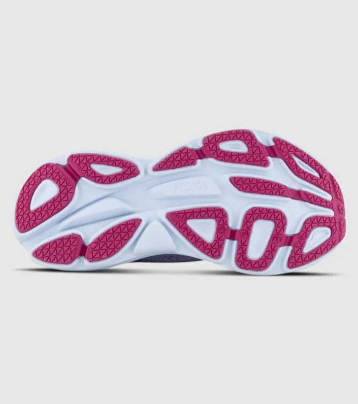 Hoka Womens Bondi 8 (B) Running Shoe - Chalk Violet/Pastel Lilac