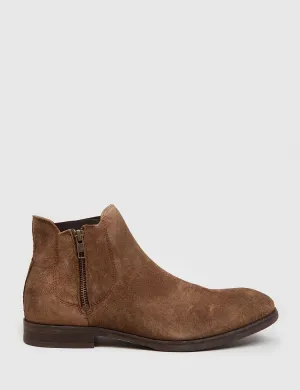 Hudson Mitchell Chelsea Boot (Suede) - Tobacco