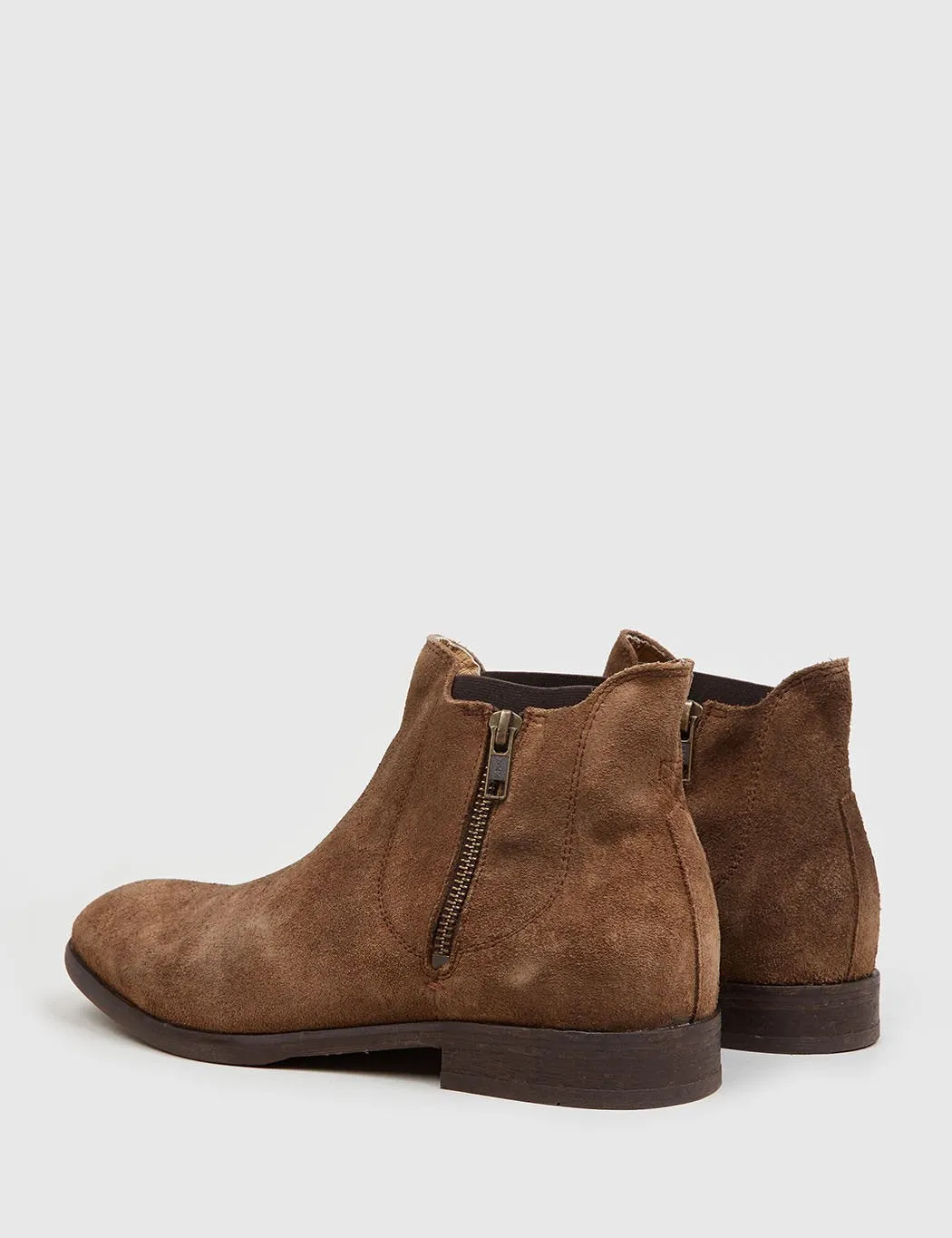 Hudson Mitchell Chelsea Boot (Suede) - Tobacco