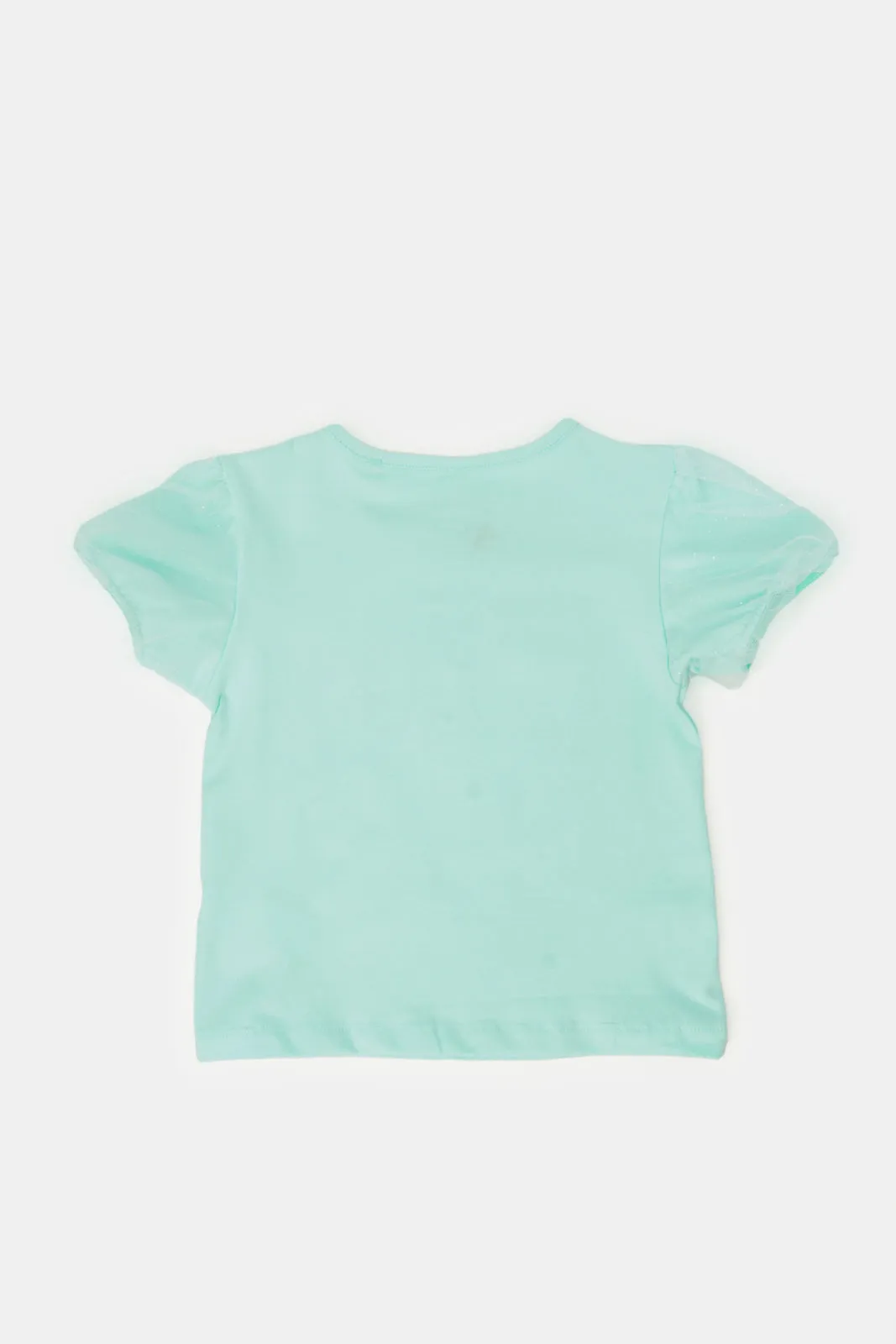 Infant Girls Blue Minnie Mouse T-Shirt