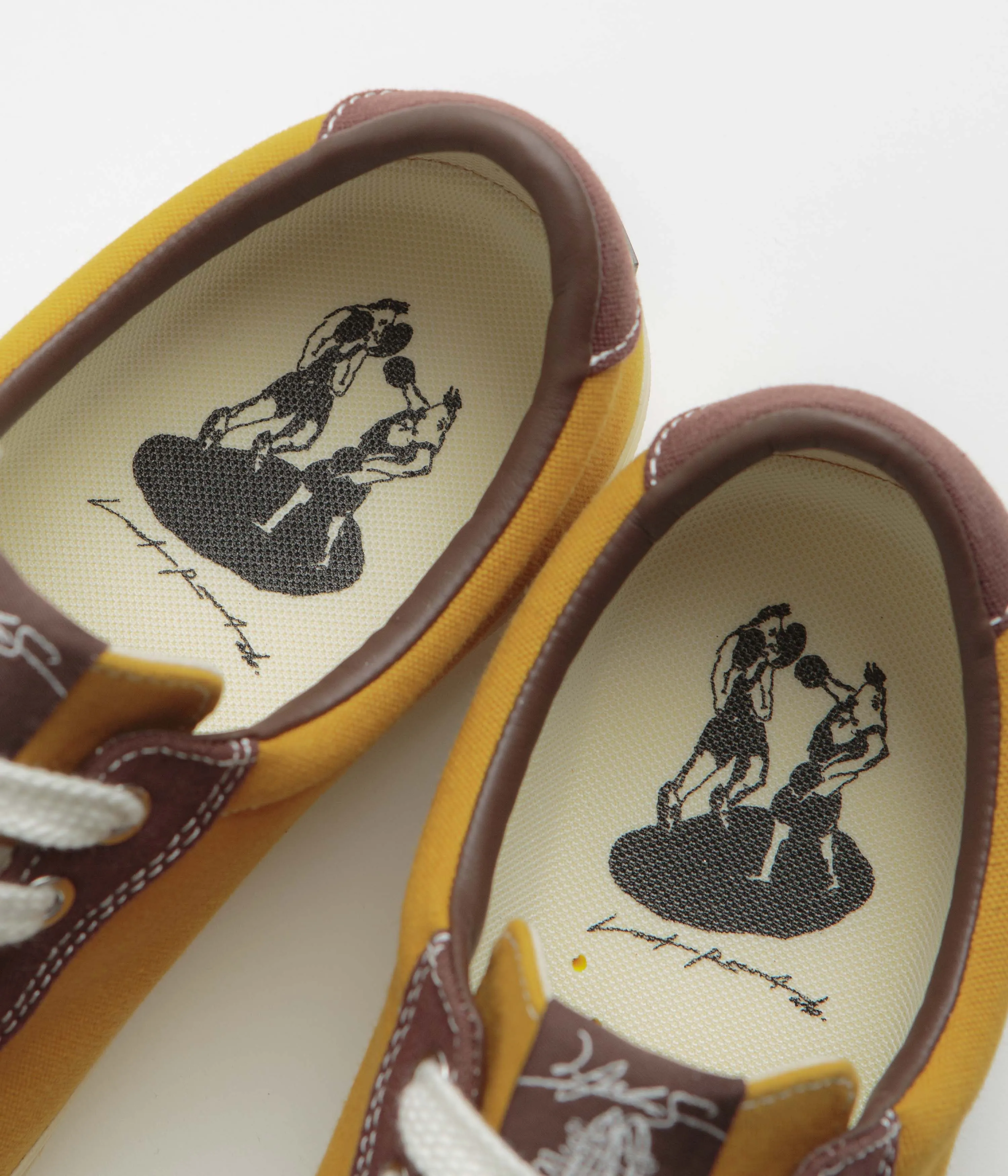 Last Resort AB x Julian Smith VM001 Canvas Shoes - Yellow / Brown