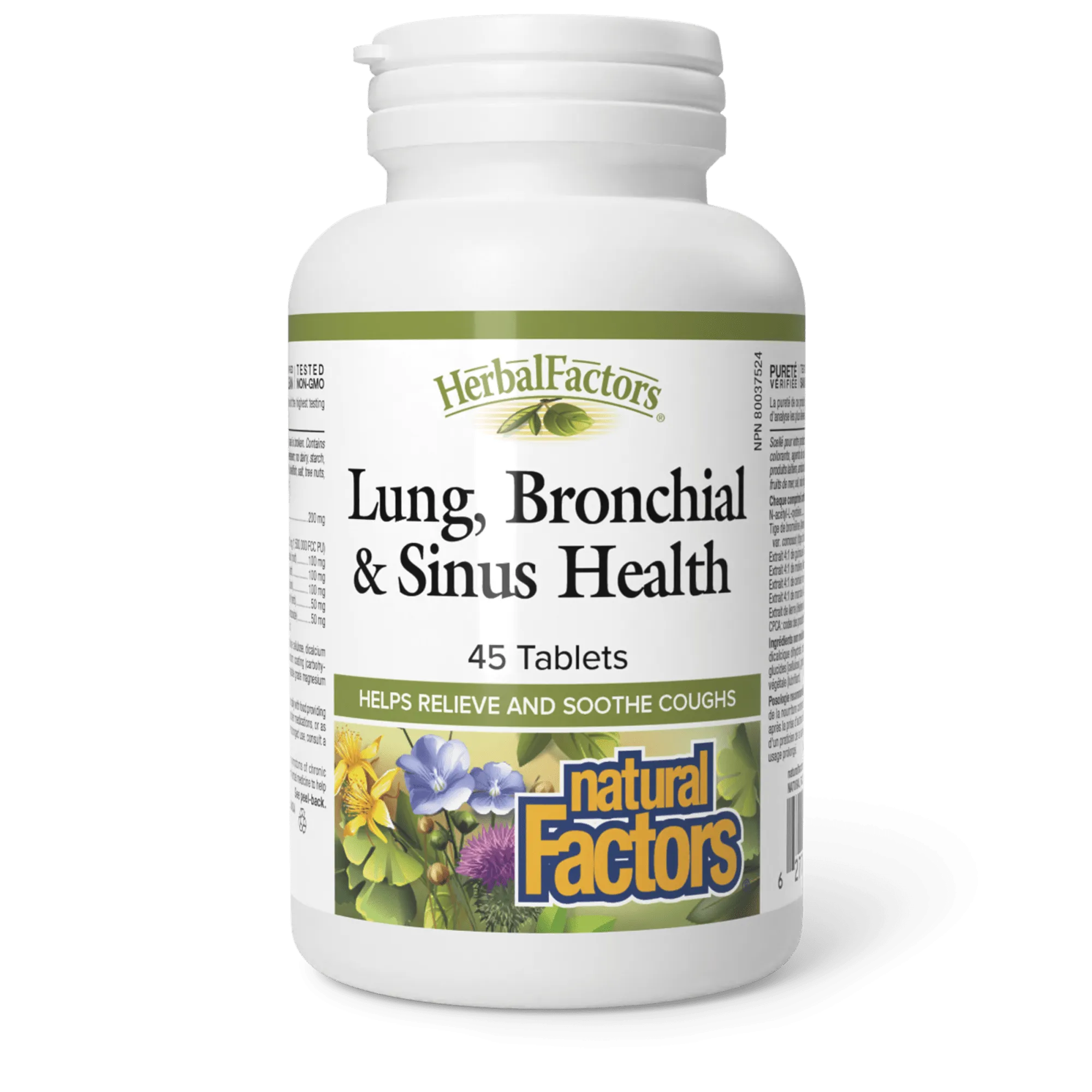 Lung, Bronchial & Sinus Health, HerbalFactors