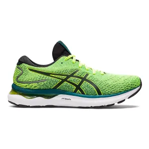 Men's Asics GEL-Nimbus 24, Safety Yellow/Black, 8.5 D Medium