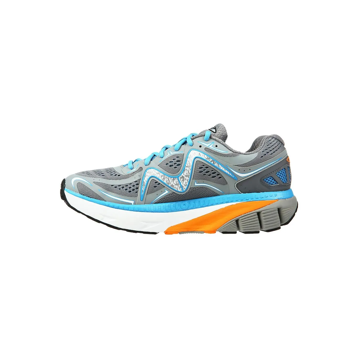 Men's MBT GT 17 Running Shoe Grey/Blue/Orange Mesh
