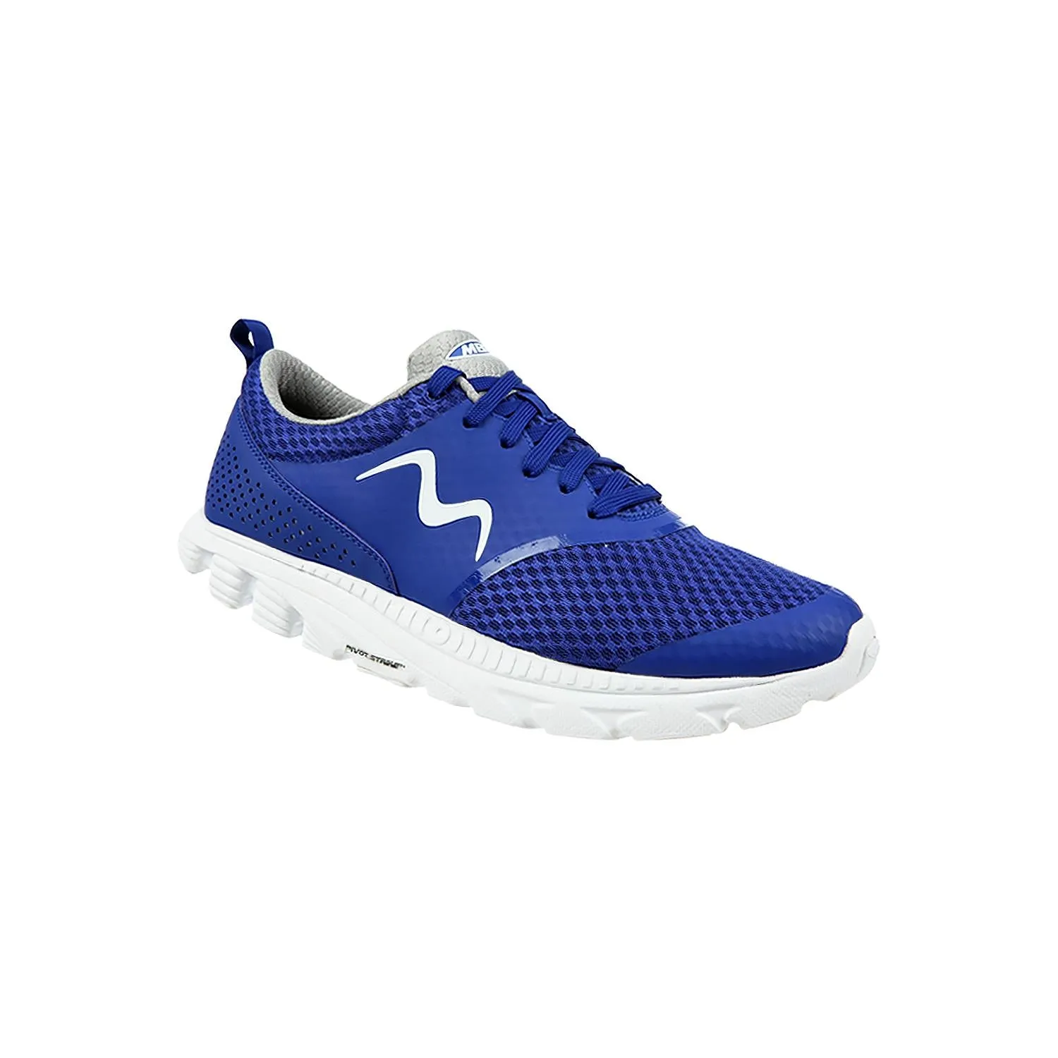 Men's MBT Speed 17 Lace Up Running Shoe Blue Mesh