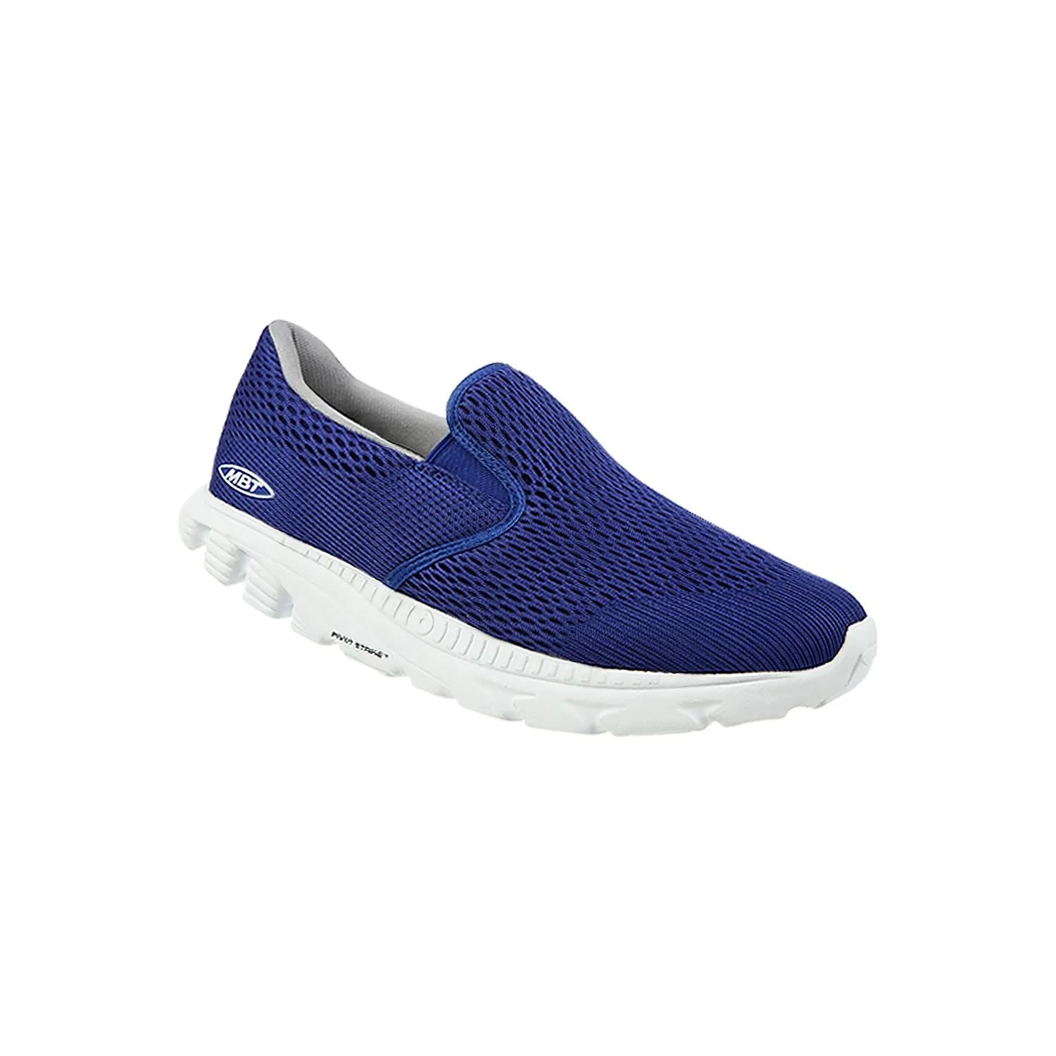 Men's MBT Speed 17 Slip On Running Shoe Blue Mesh