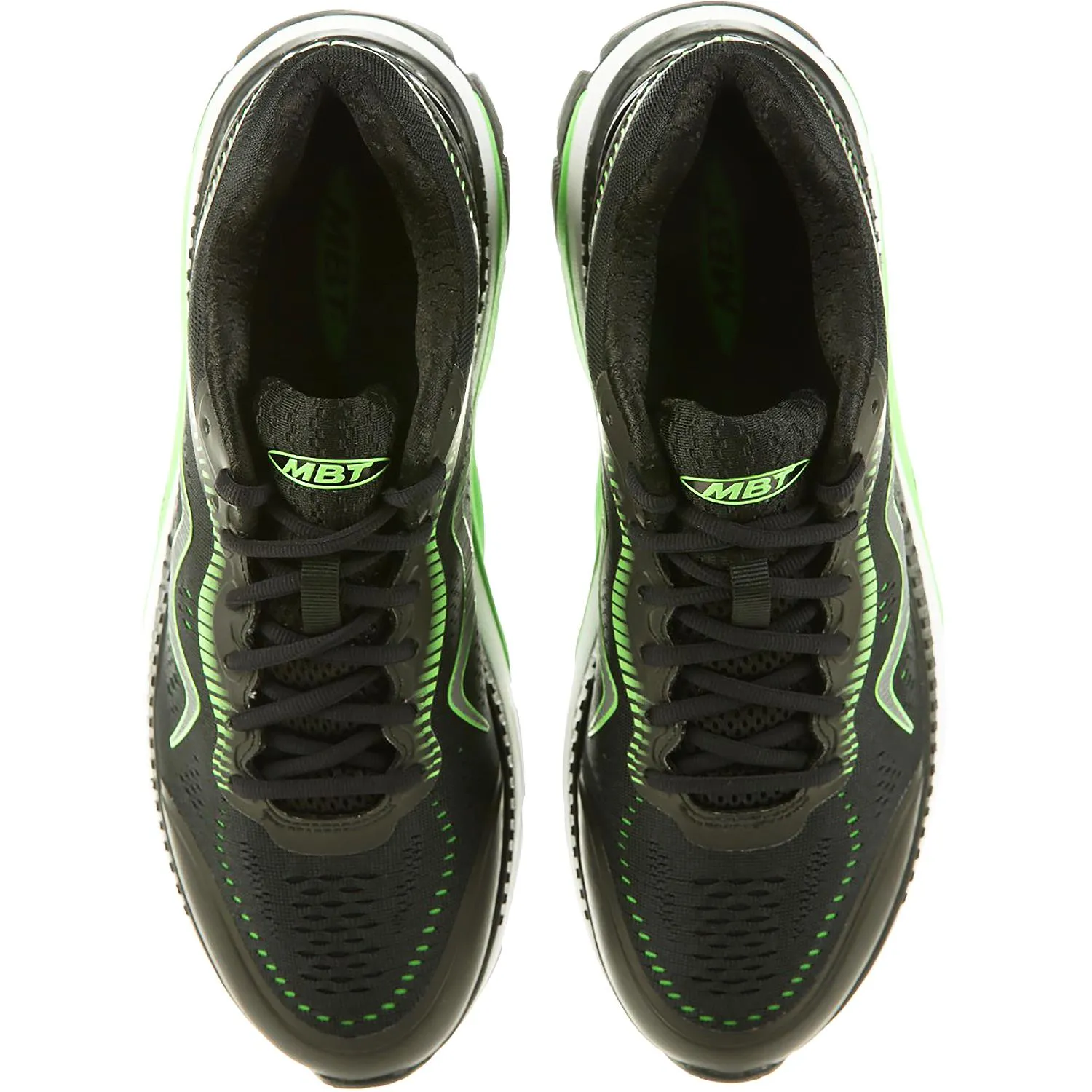 Men's MBT Zee 18 Black/Green Mesh