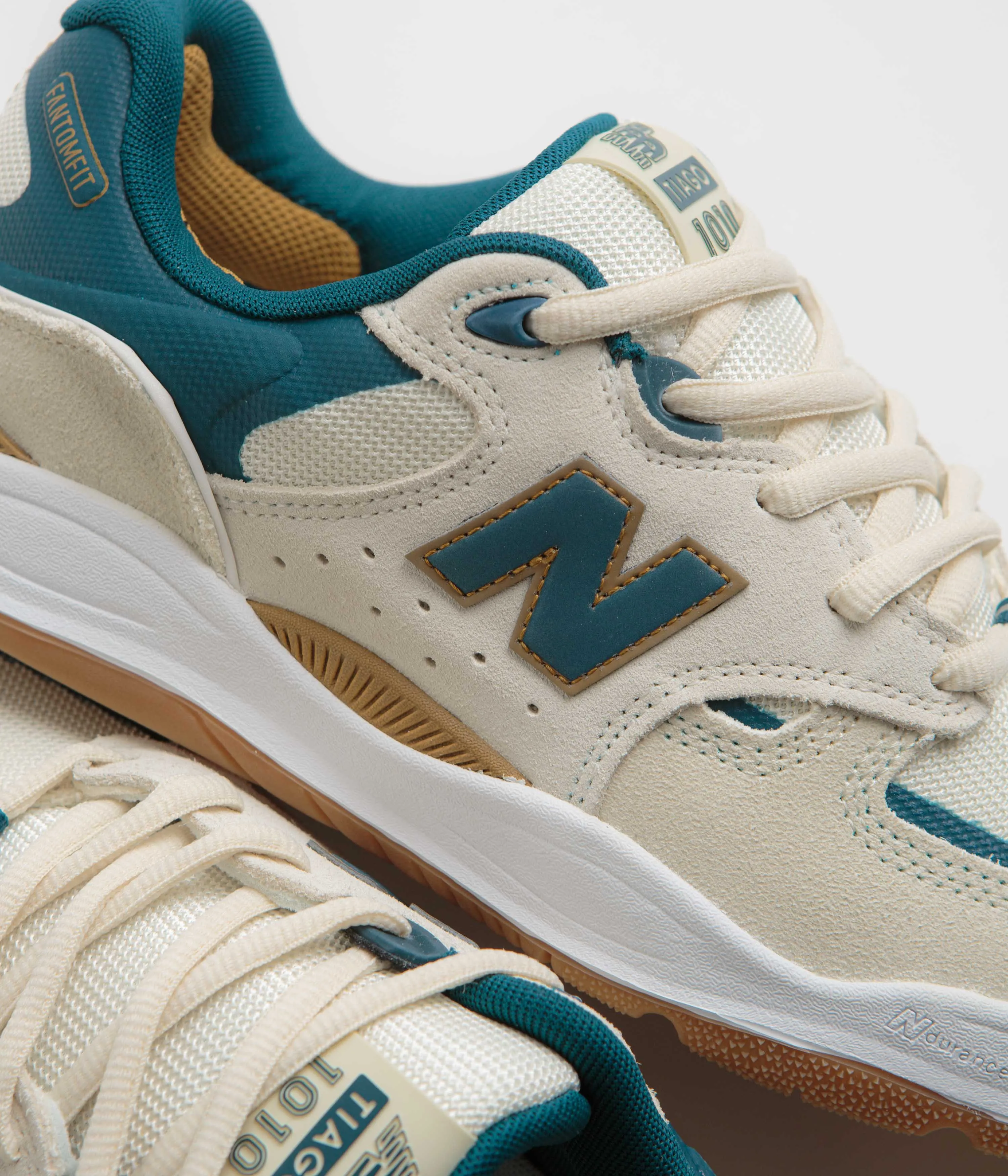 New Balance Numeric 1010 Tiago Lemos Shoes - Sea Salt /Teal