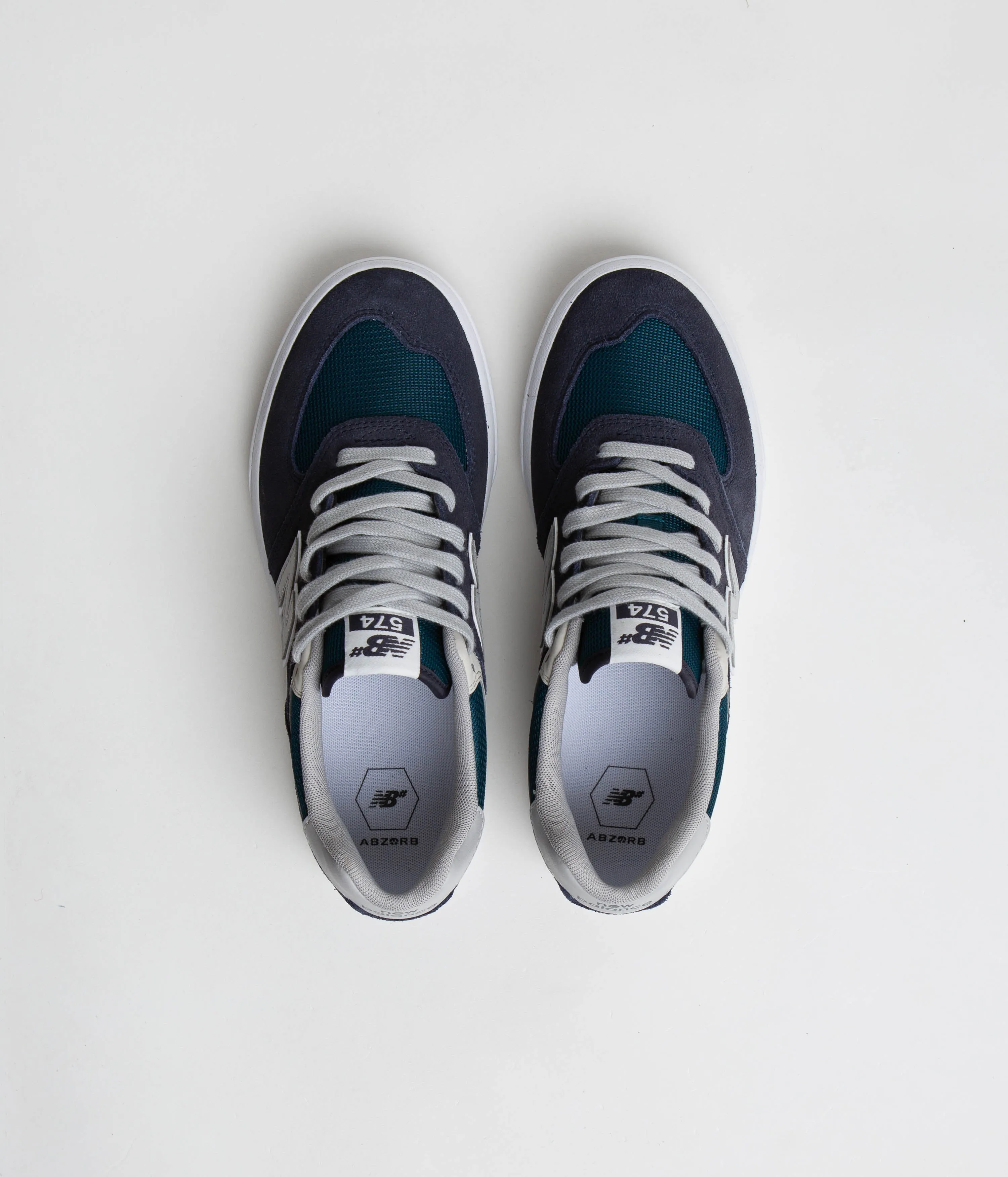 New Balance Numeric 574 Shoes - Navy / Grey