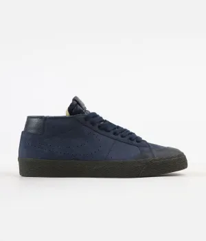 Nike SB Blazer Chukka XT Premium Shoes - Obsidian / Obsidian