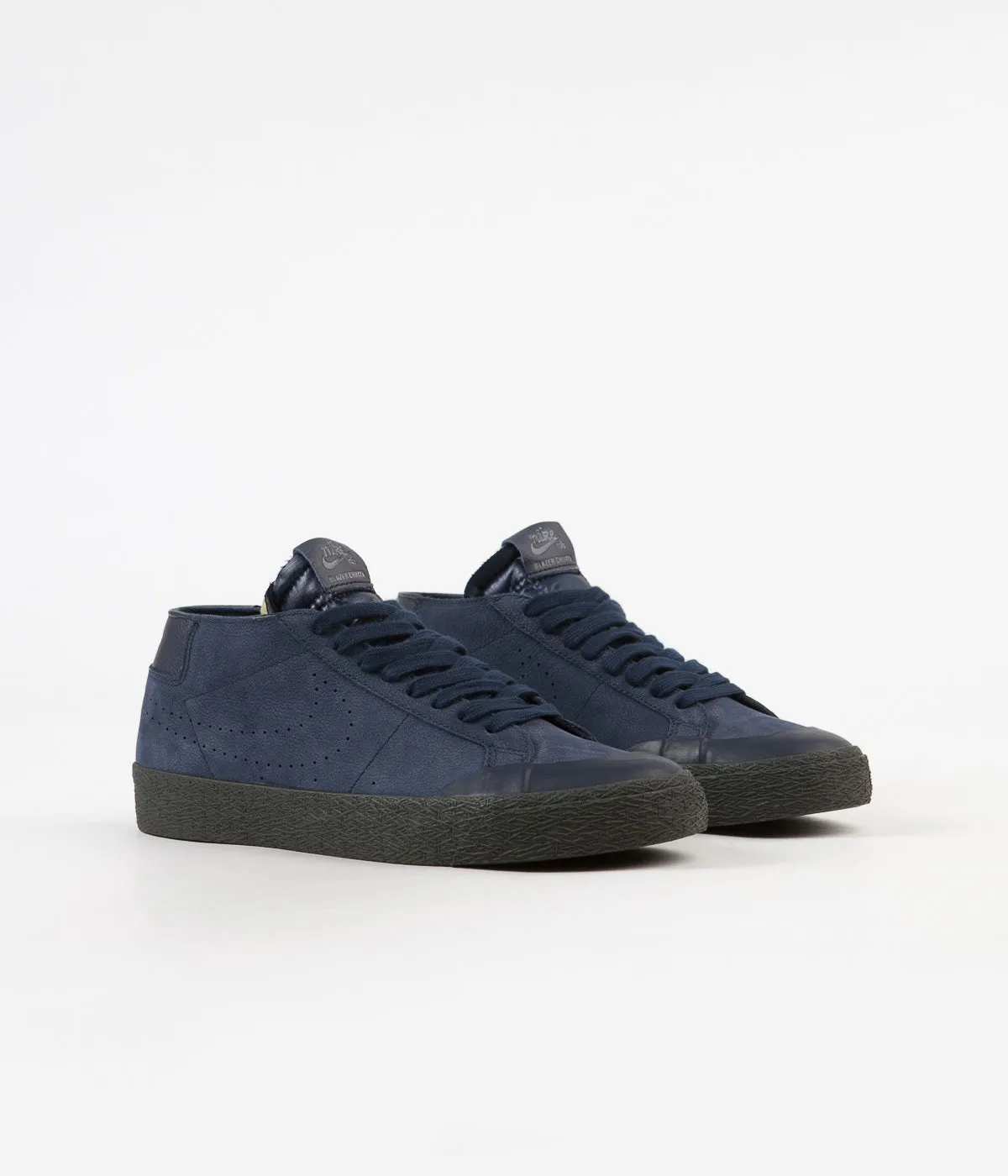 Nike SB Blazer Chukka XT Premium Shoes - Obsidian / Obsidian